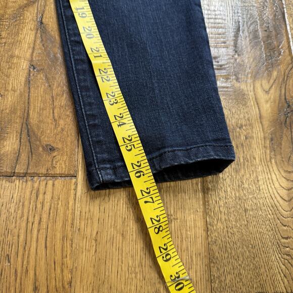 Democracy Ab Solution Mid Rise Skinny Stretch Dark Blue Jeans Women’s Sz 12 - Picture 5 of 7